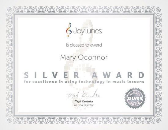 JoyTunes-certificate